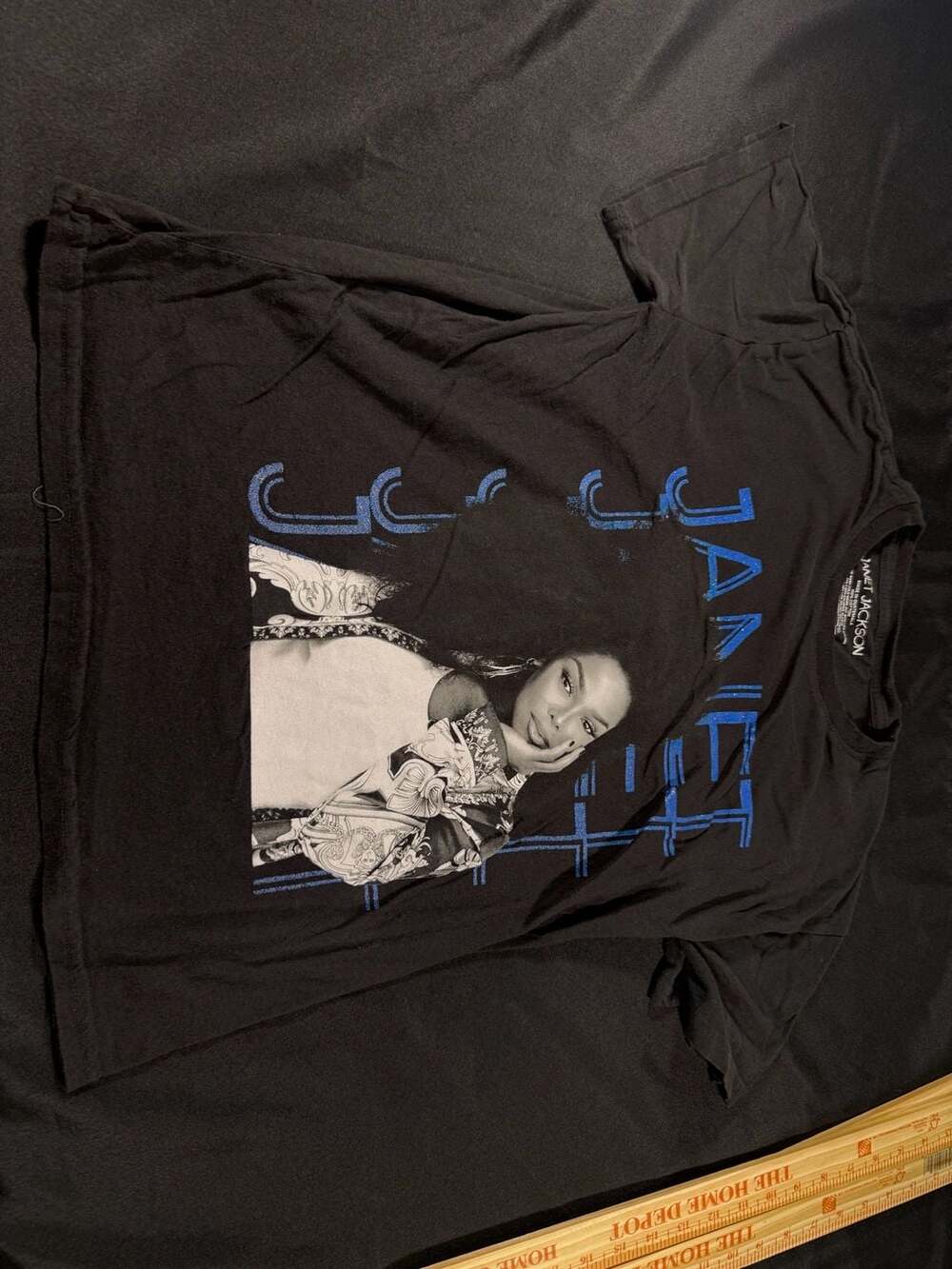 Janet Jackson Together Again 2023 Tour T-Shirt, Black, Size M, 100% Cotton, Made